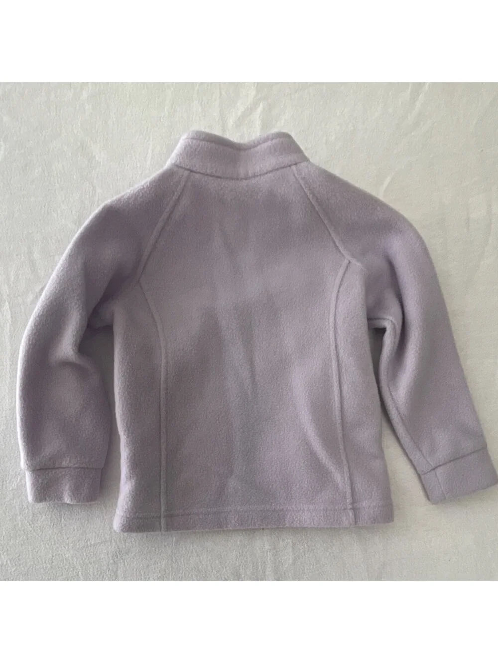 Columbia Fleece Girls Lavender Jacket 3T Full Zip Pockets Coat winter Purple